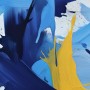 Abstrakte, expressiv gestaltete Malerei – Energie in Farbe