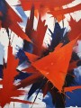 Abstrakte, expressionistische Malerei – Explosion der Farben