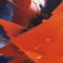 Abstrakte, expressionistische Malerei – Explosion der Farben