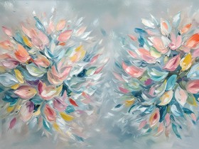 Abstrakte, expressionistische Malerei