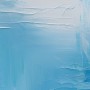 Abstrakte expressionistische Malerei in Blau- und Weißtönen