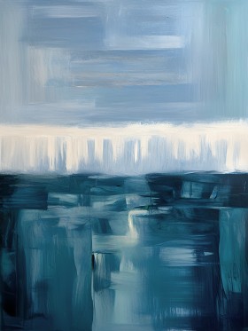 Abstrakte, Expressionistische Malerei – Harmonie der Farben und Strukturen