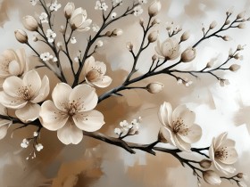 Sanfte Blüte der Kirschblüte