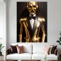 Der goldene Gentleman-Roboter