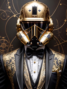 Steampunk-Ritter in Gala Steampunk-Ritter in Gala