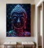 Buddha Neon Leinwand Bilder Wandbilder
