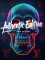 Authentic Edition LV Neon Kopf Schädel Totenkopf Wandbilder