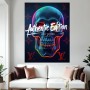 Authentic Edition LV Neon Kopf Schädel Totenkopf Wandbilder