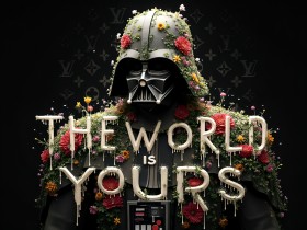 Star Wars Pop Art The World Is Yours Leinwand Kunst