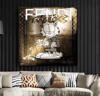 Garfield Street-Art Pop-Art LV modernes Comic
