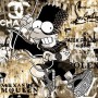 Bart Popart Graffiti Modern Street-Art Gold-Gelb