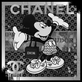 Micky Pop-Art LV Schwarz-Weiss Micky Pop-Art LV Schwarz-Weiss