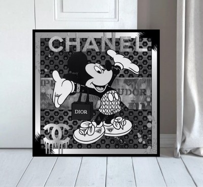 Micky Pop-Art LV Schwarz-Weiss