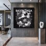 MICKY BALENCIGA WANDBILD POP ART SCHWARZ WEISS