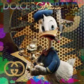 D&G donald comic pop-art modern bunt D&G donald comic pop-art modern bunt
