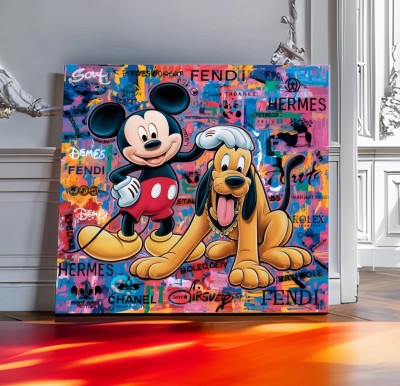 Micky Wandbild Pop-Art Graffiti Urban