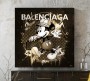 LV Micky Balenciag Wandbild Pop-Art Goldbraun