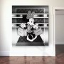 Micky Pop-Art Schwarz Weiß