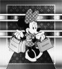 Micky Pop-Art Schwarz Weiß