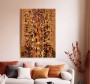 Baum Orange-Braun-Töne Stil Gustav Klimt Wandbild