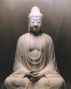 Buddha Zen Meditation Feng-Shui beige braun Kunst