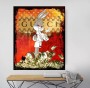 Bugs Bunny LV Pop-Art bunt Comic Hase rot Cartoon