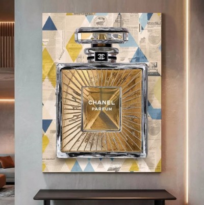 Coco Parfum Vintage Wandbild Moderne Kunst