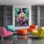 LV Dagobert Comic Wandbild Pop Art