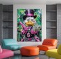 LV Dagobert Comic Wandbild Pop Art