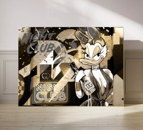 Daisy Night Club Luxus Party Wandbild