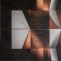 Abstraktes Wandbild Kunst Kupferfarben Modern