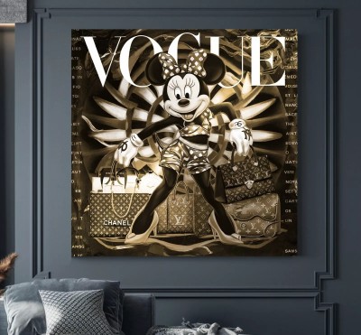 LV Minie L V Handtaschen Pop Art