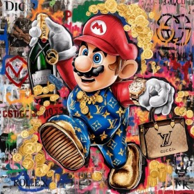 Super Mario Graffiti Nintendo Playstation Wandbild