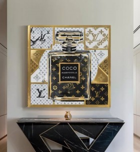 Coco Mademoiselle Parfum Pop Art LV Wandbild