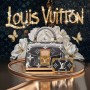Louis Vuitton Taschen Wandbild Modern Blumen