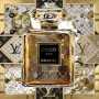 Coco Parfum Pop Art LV Wandbild Gold Optik