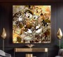Donald und Daisy in Love Popart Graffiti Wandbild