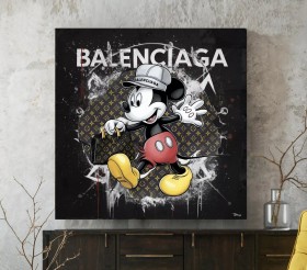LV Micky BCiaga Wandbild Pop Art Comic