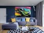 Mercedes AMG Auto Abstrakt Bunt Wandbild Modern
