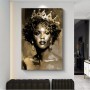 Königin Whitney Houston Soul Musik Popart Gold