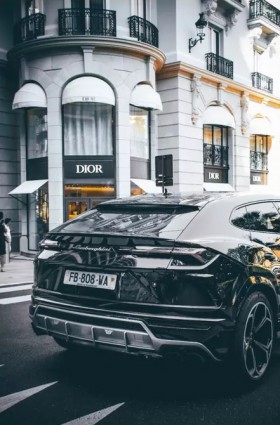 Lamborghini Paris Dior Wandbild Modern Fotografie