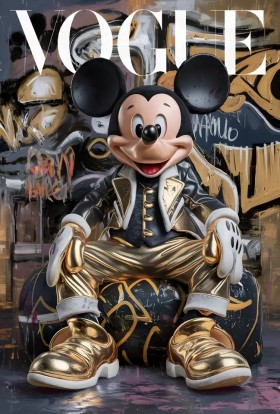 Vogue Micky Wandbild Modern Urban Vogue Micky Wandbild Modern Urban