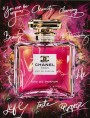 Coco Parfum Rosa Pink Blumen Wandbild
