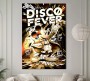 Micky Disco Fever Cartoon Pop Art Wandbild