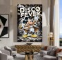 Maus Disco Fever Cartoon Pop Art Comic