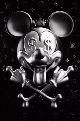 Maus LV Popart Modernes Kult SW