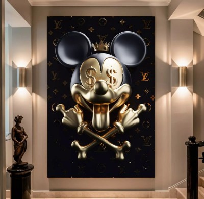 Micky LV Popart Goldoptik Modernes Kult SW