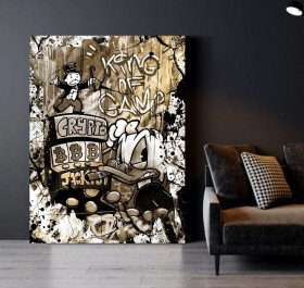 Dagobert Graffiti Modern Comic Gold