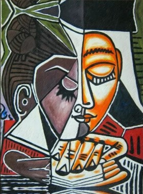 Pablo Picasso Abstrakt Gemälde Malerei Modern