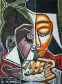 Pablo Picasso Abstrakt Gemälde Malerei Modern